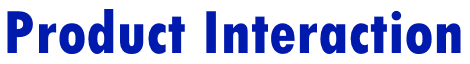 Product Interactions